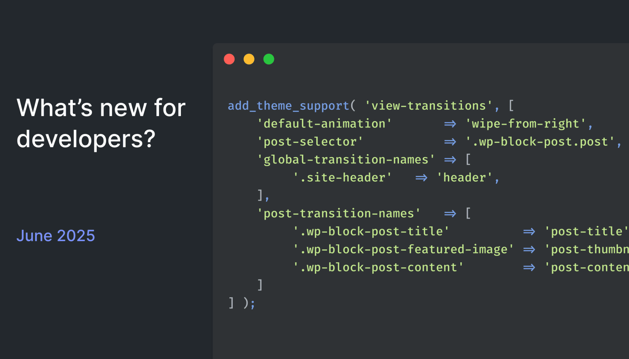 Apa yang baru untuk pengembang? (Juni 2025)