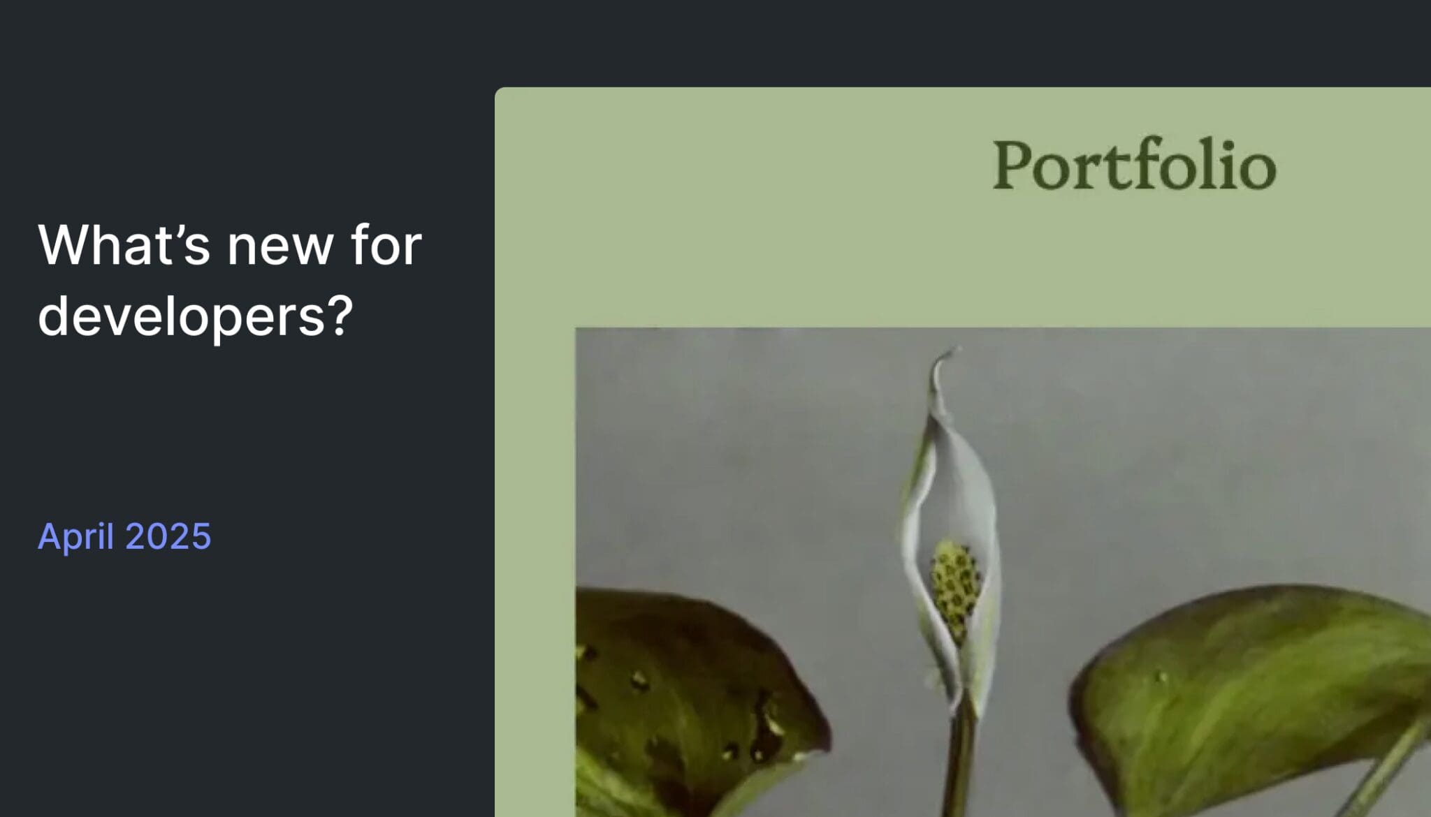 Apa yang baru untuk pengembang? (April 2025)