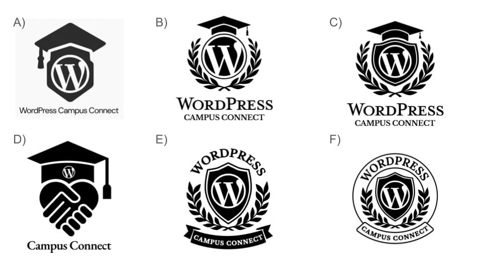 Pilih logo WordPress Campus Connect yang baru!