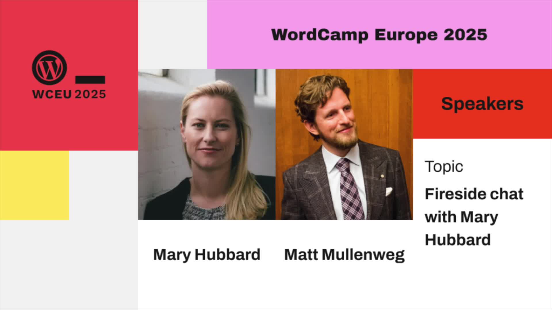 Obrolan santai dengan Mary Hubbard dan Matt Mullenweg