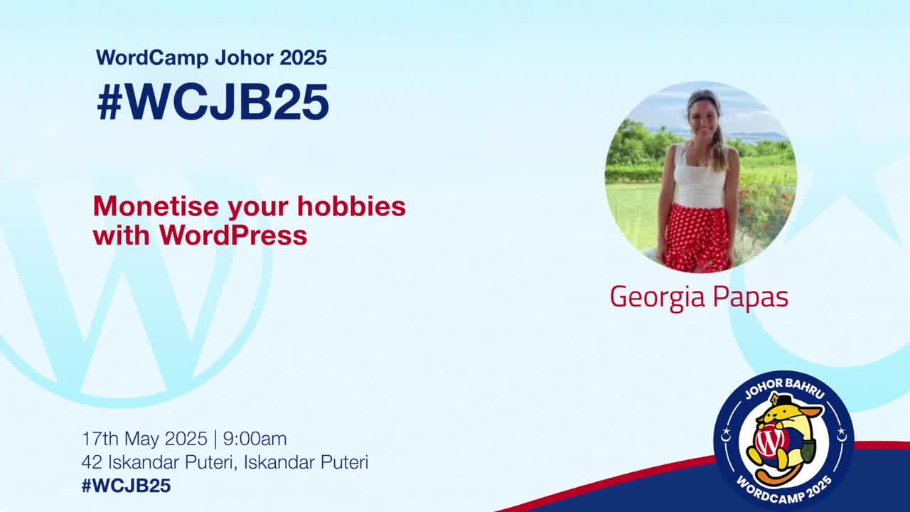 Georgia Papas: Uangkan Hobi Anda dengan WordPress