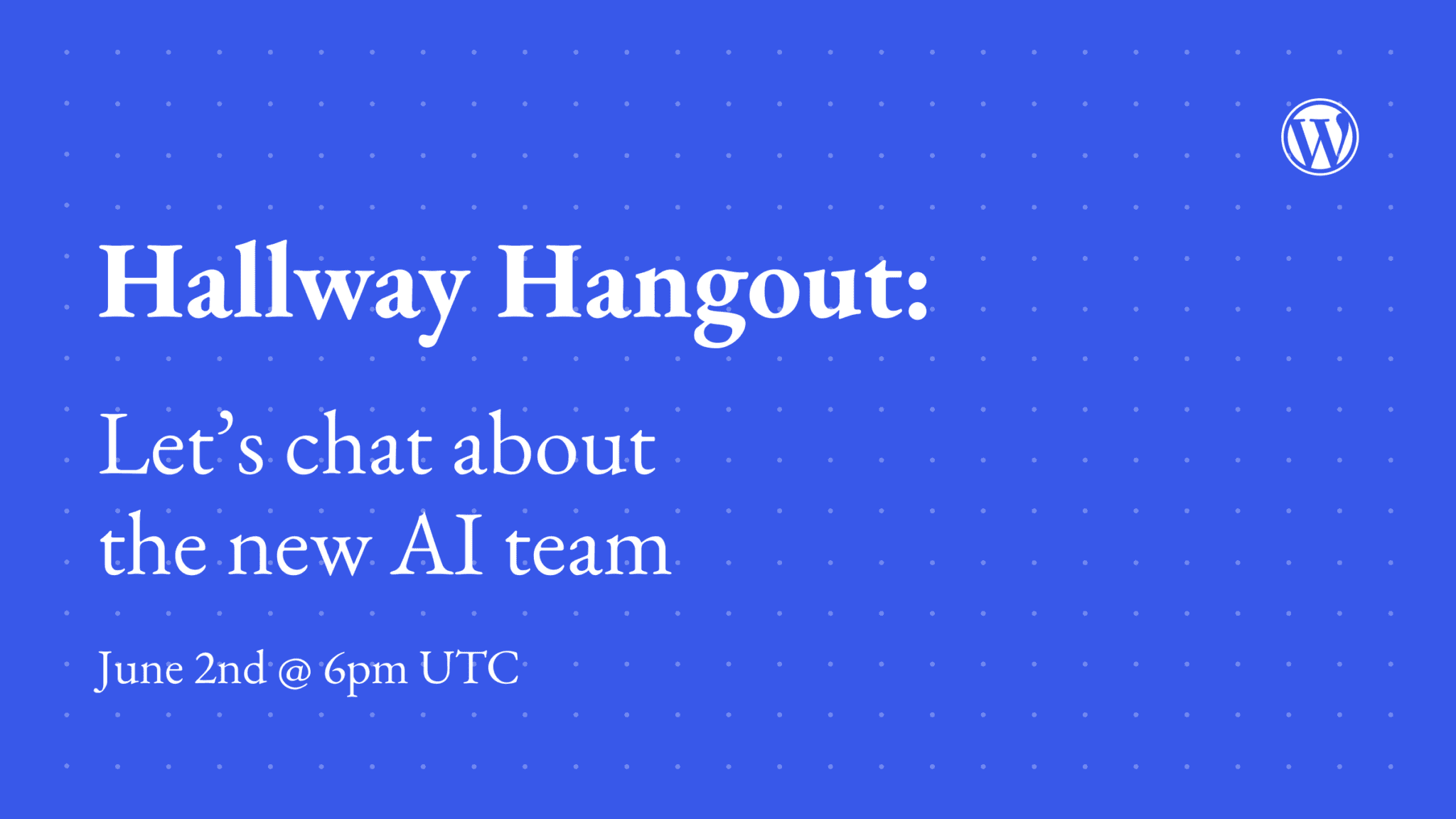 X-post: Obrolan Santai di Lorong: Mari kita ngobrol tentang tim AI baru