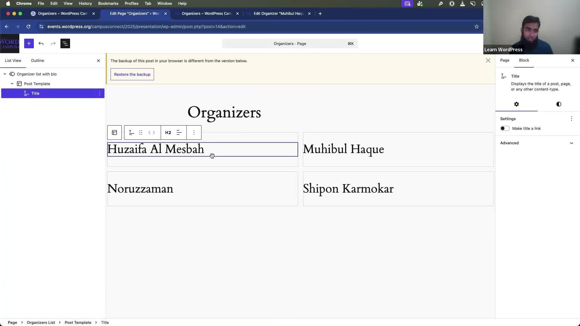 Cara Membuat Situs Web Acara untuk Campus Connect & WordCamps (Bagian – 3)