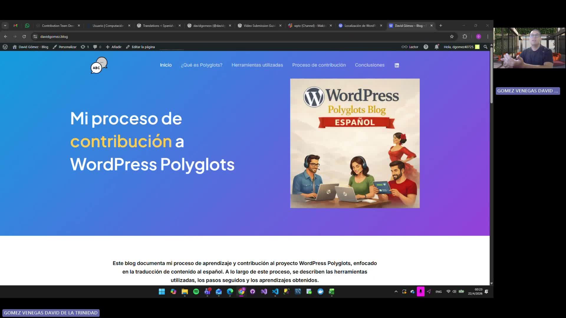 Proses kontribusi saya ke WordPress Polyglots