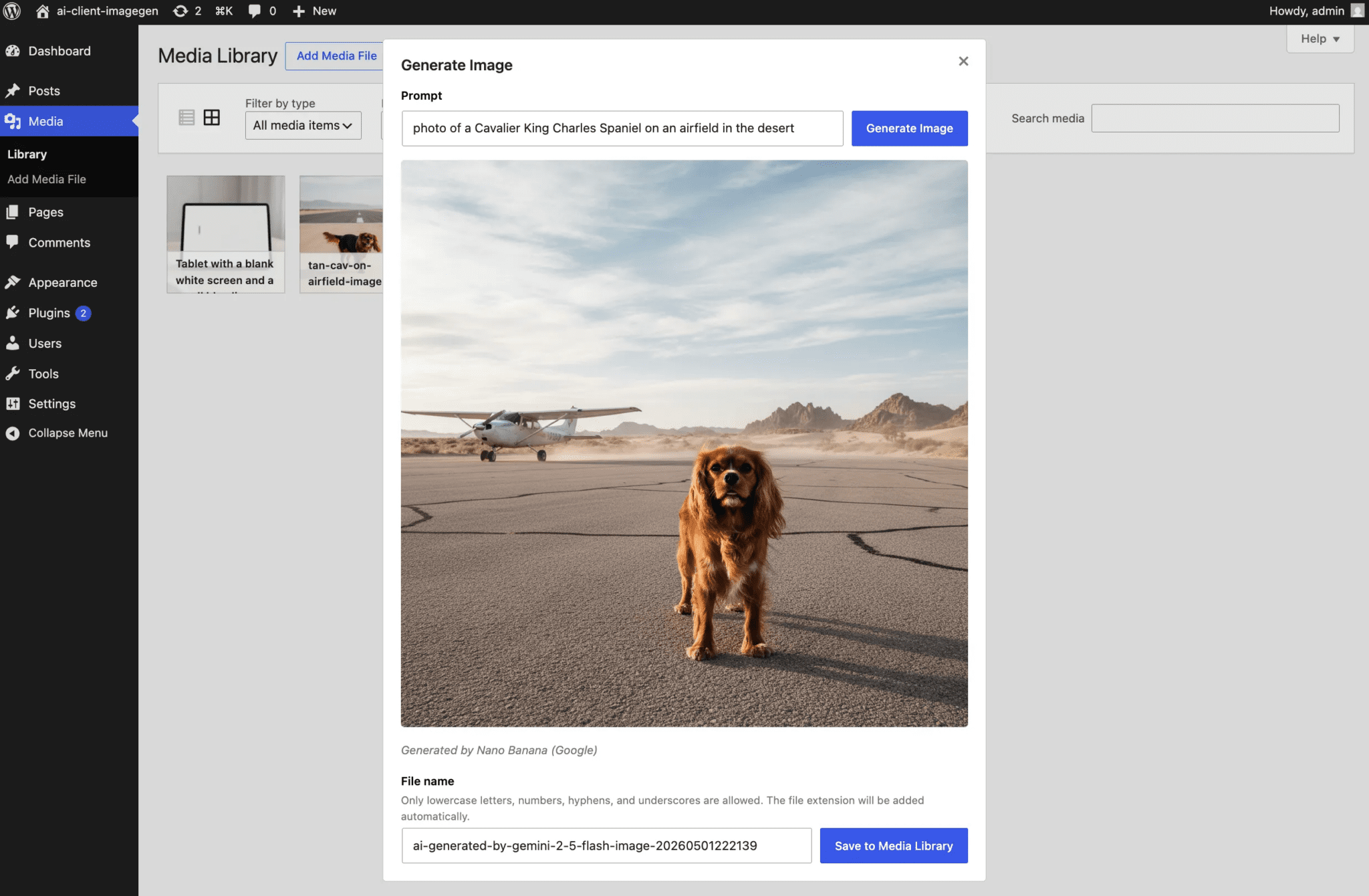 Cara membuat plugin pembuatan gambar dengan WordPress AI Client